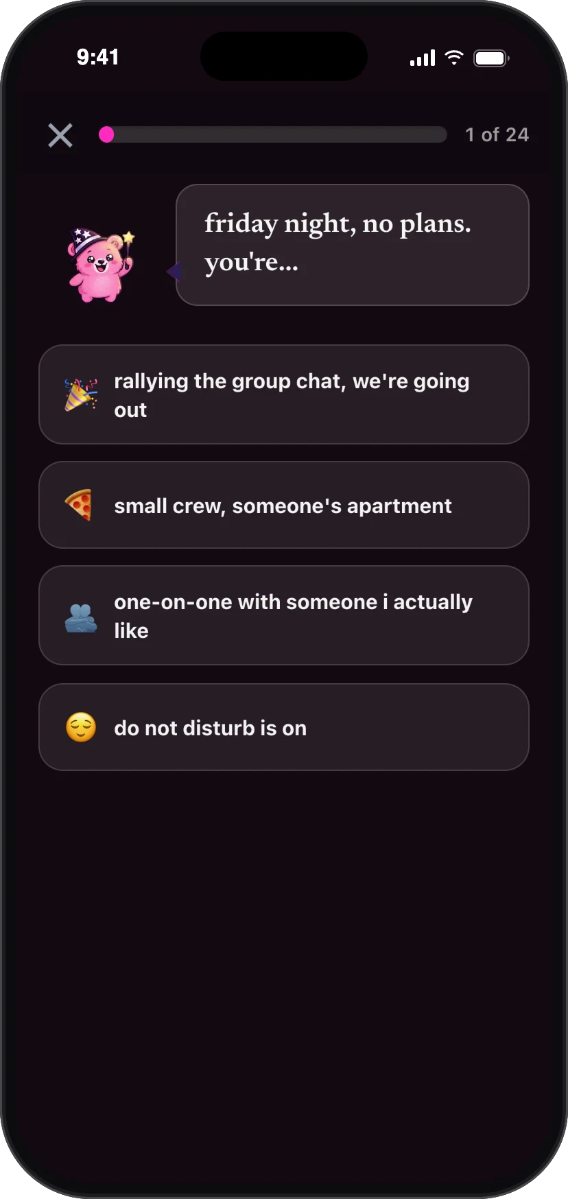 one of the wizzmo questions